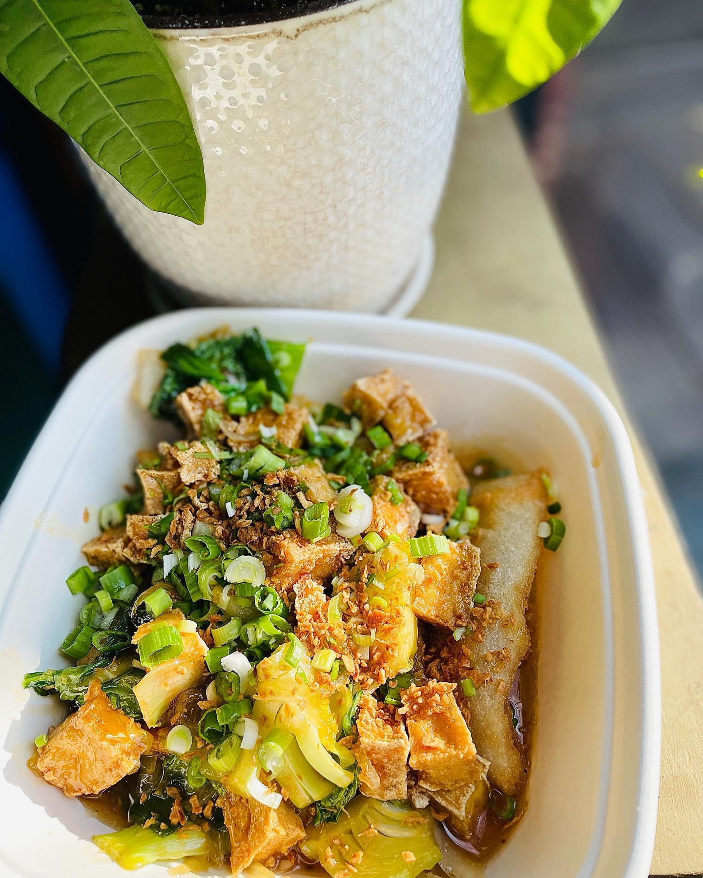 Monday lunch: Ho Fun with tofu at @ahanmadison 😍
📸: @therealscript